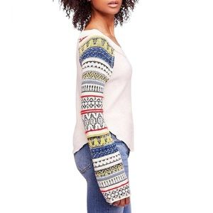 EUC Free People Fairground Thermal Top